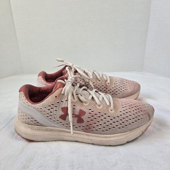 Under Armour Women's Running Sneaker Charged Impulse Shoes Peach Plasma SZ 9.5 - Picture 2 of 9